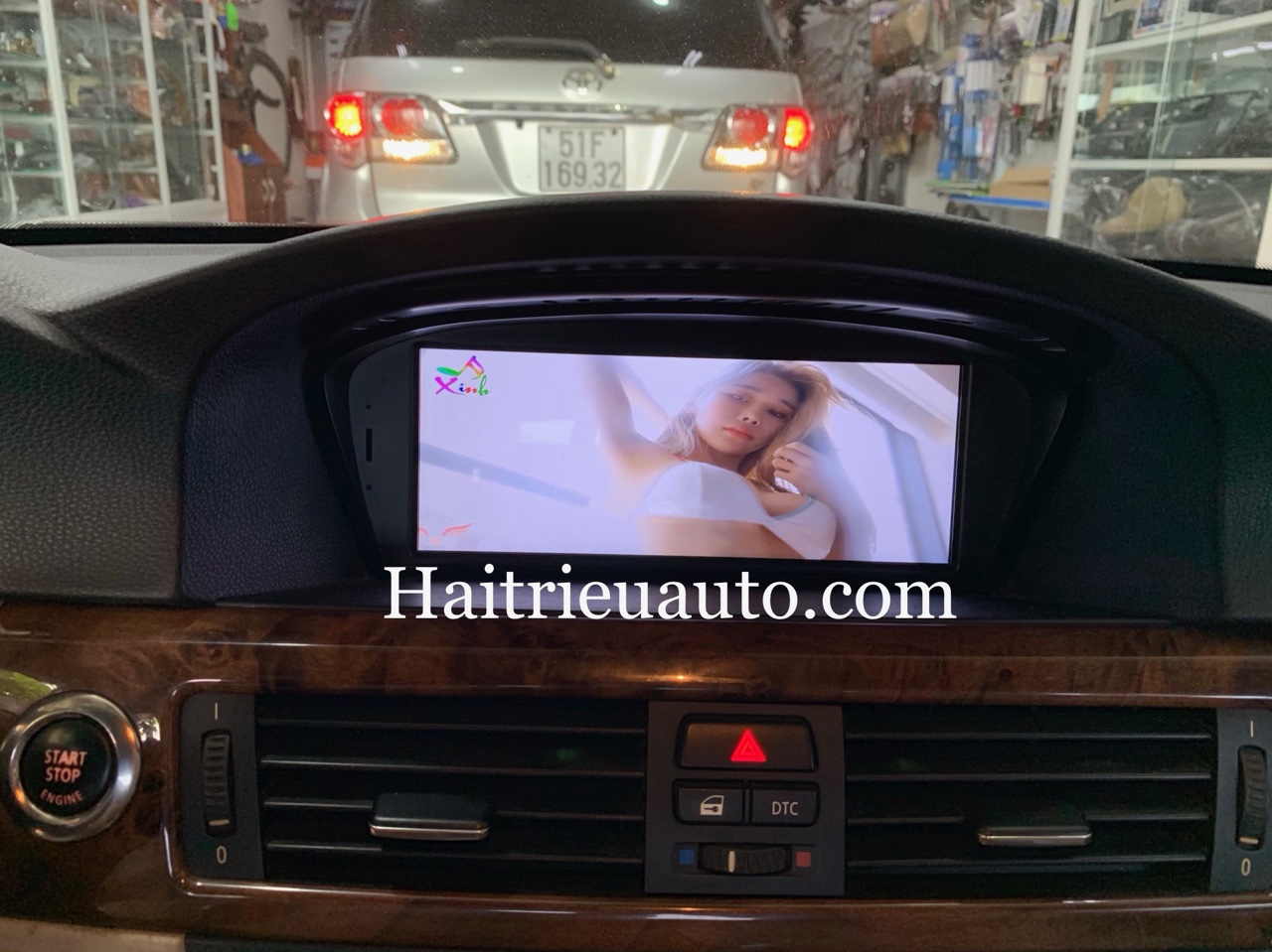 Màn hình android cho xe BMW 328i 4 Image