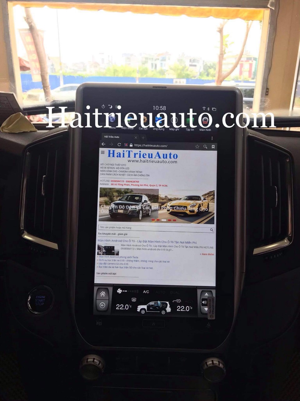 Màn hình tesla cho xe Toyota Land Cruiser 2 Image