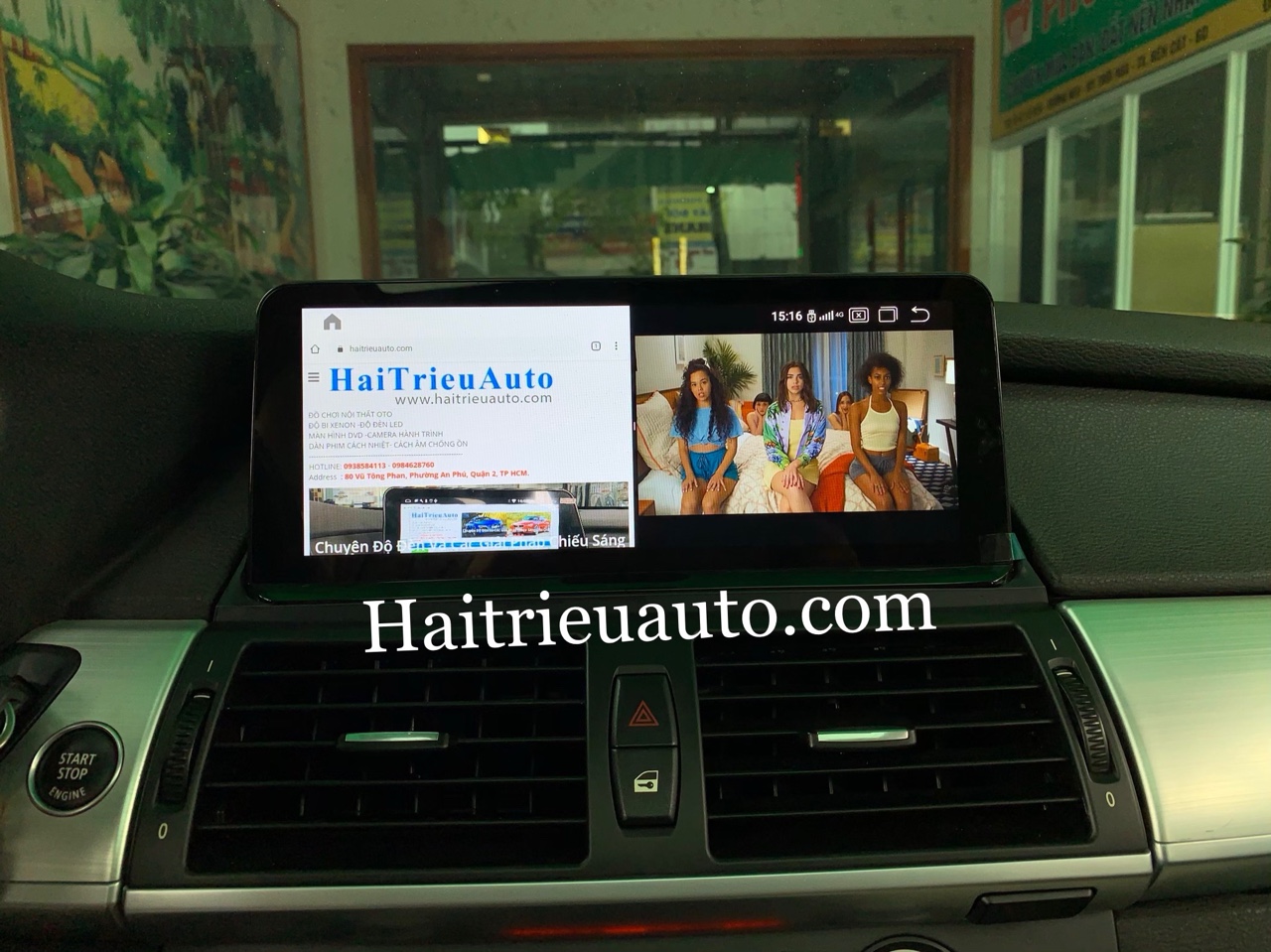 Màn hình android theo xe BMW X6 2 Image