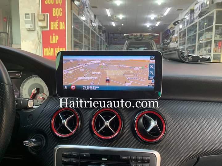 Màn hình android theo xe Mercedes A 250 3 Image