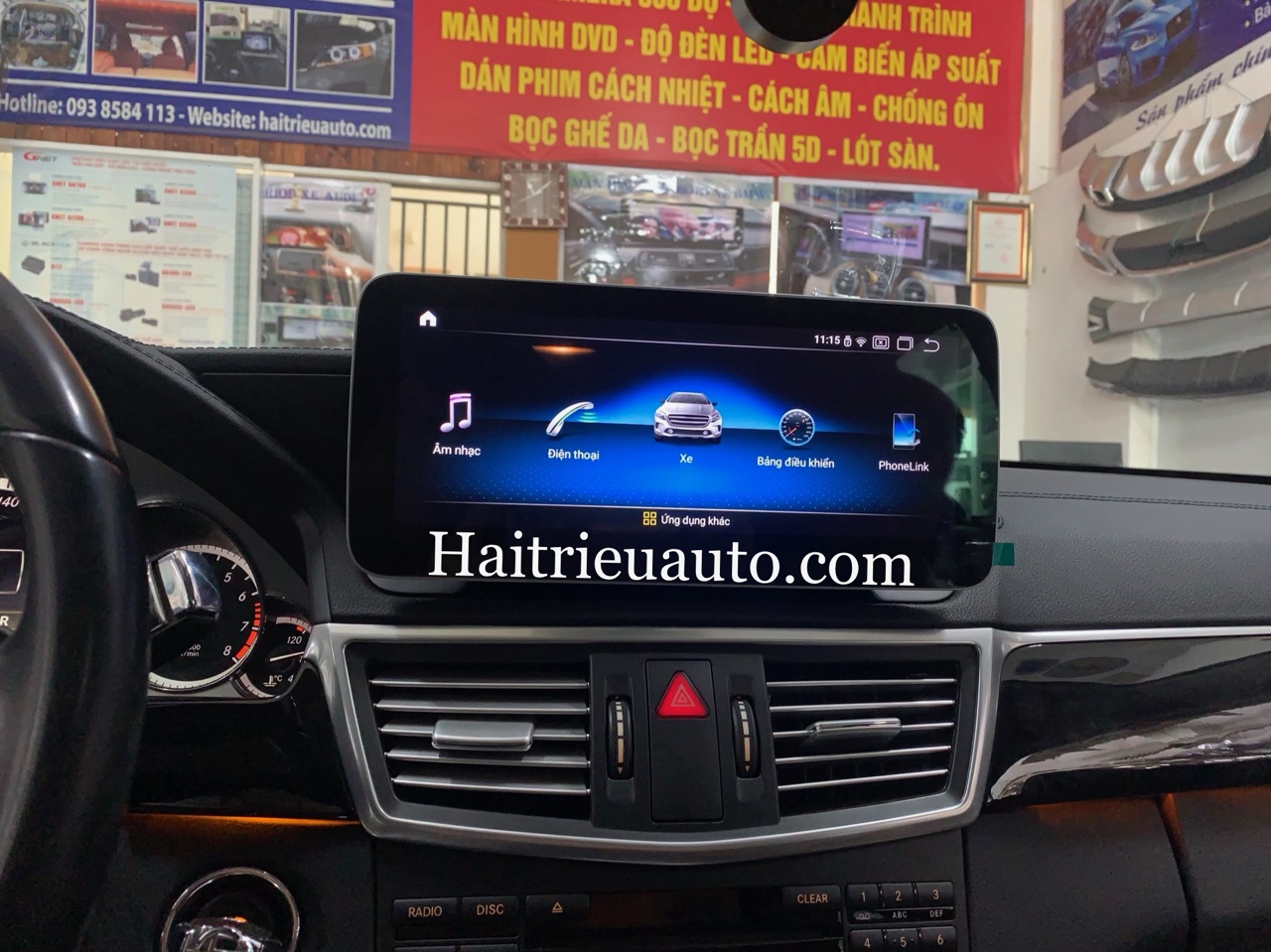 Màn hình android theo xe Mercedes E 2009-2012 4 Image