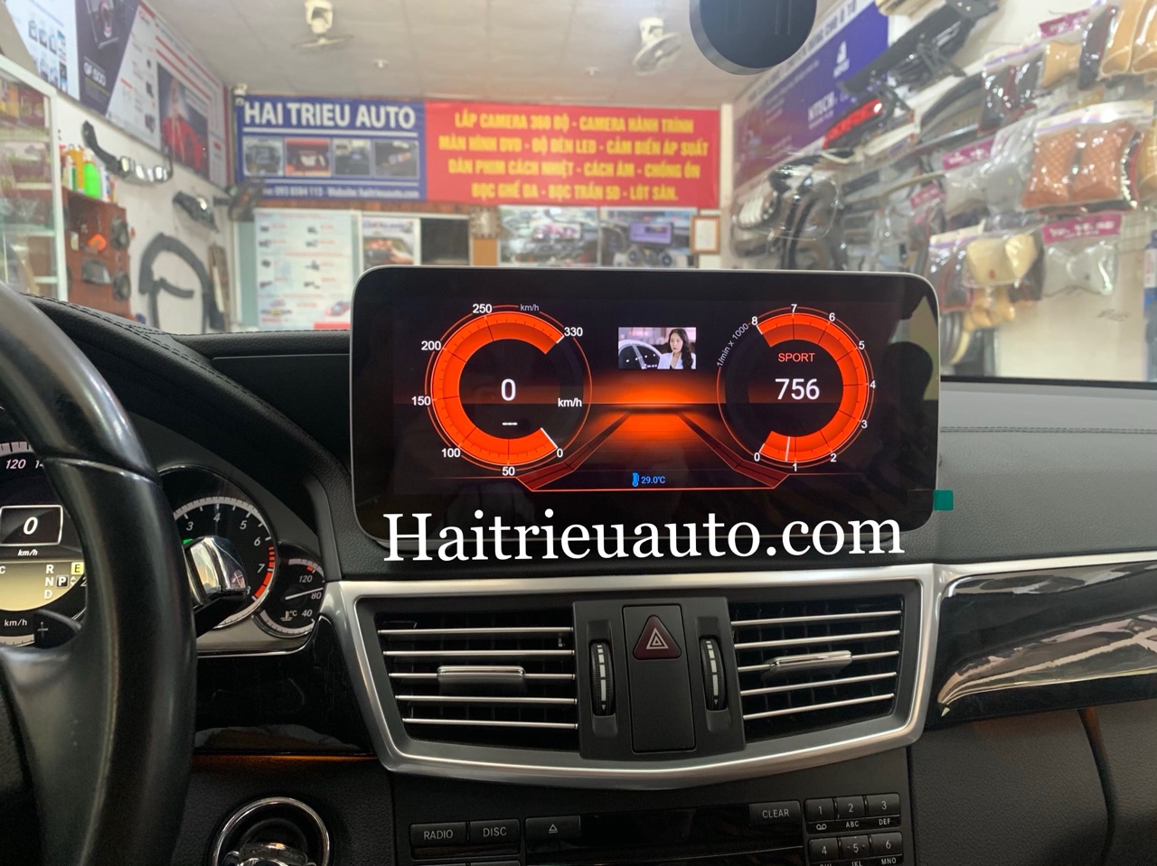 Màn hình android theo xe Mercedes E 2009-2012 5 Image