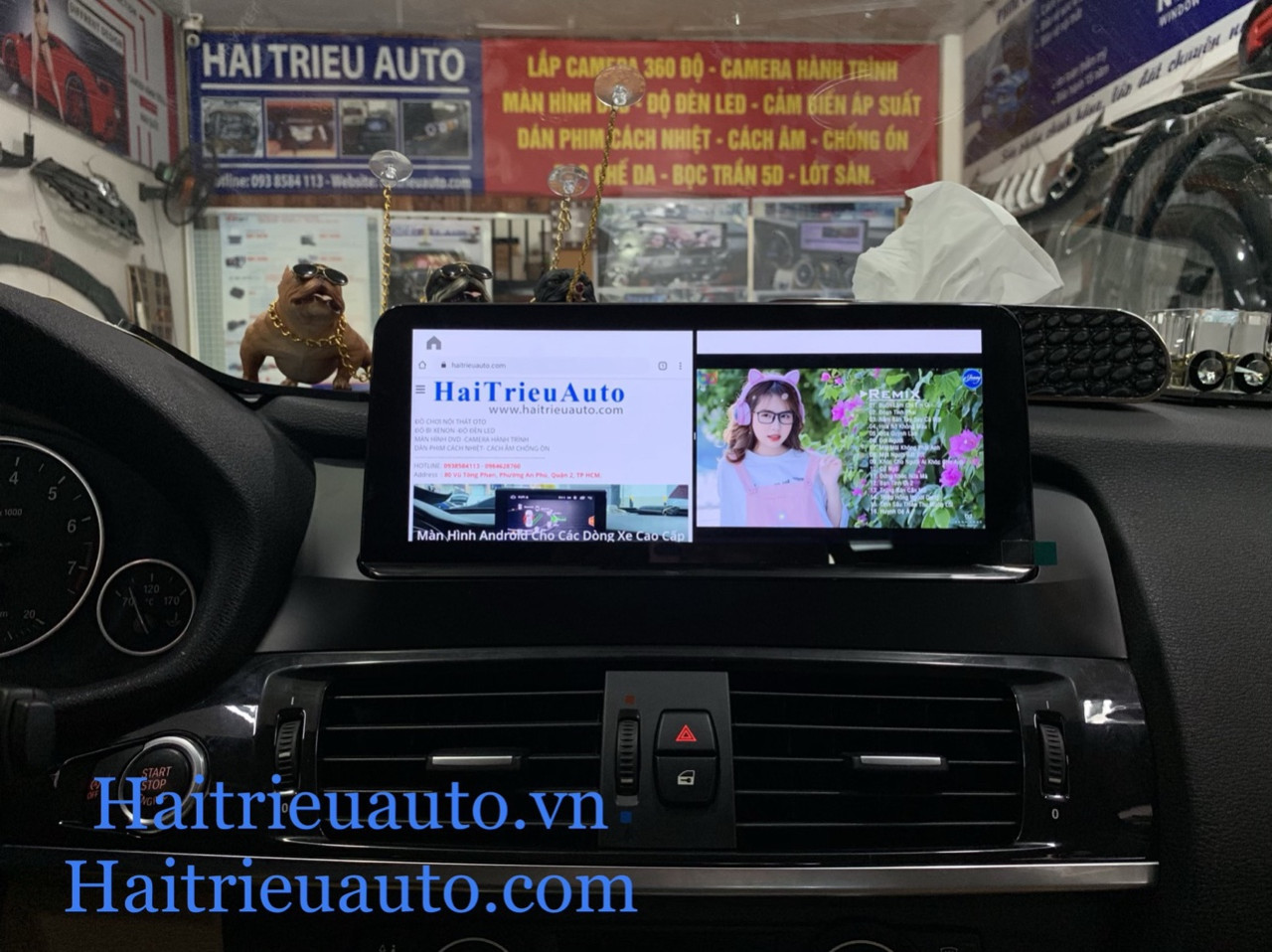 Màn hình android theo xe bmw X3 6 Image