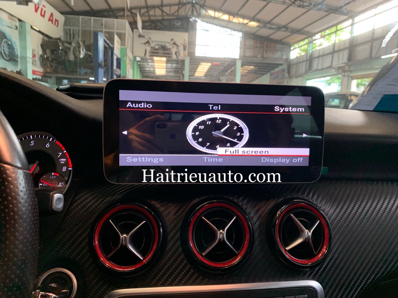 Màn hình android theo xe Mercedes A 200 3 Image