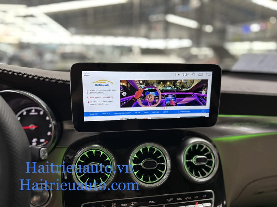 Màn hình android Omas 360 xe Mercedes C 2016-2019 7 Image