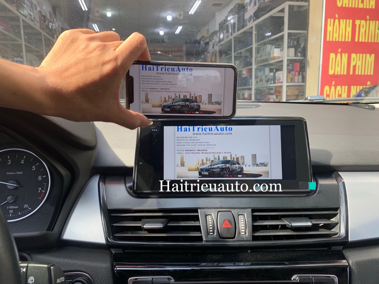 Màn hình android cho xe BMW 218i 5 Image