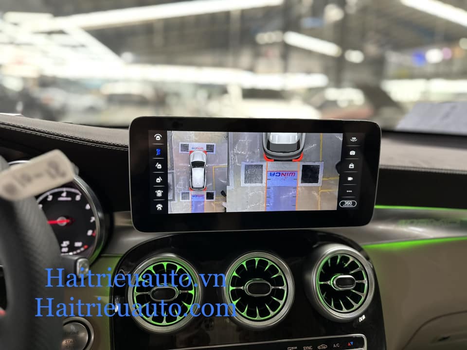 Màn hình android Omas 360 xe Mercedes C 2016-2019 9 Image