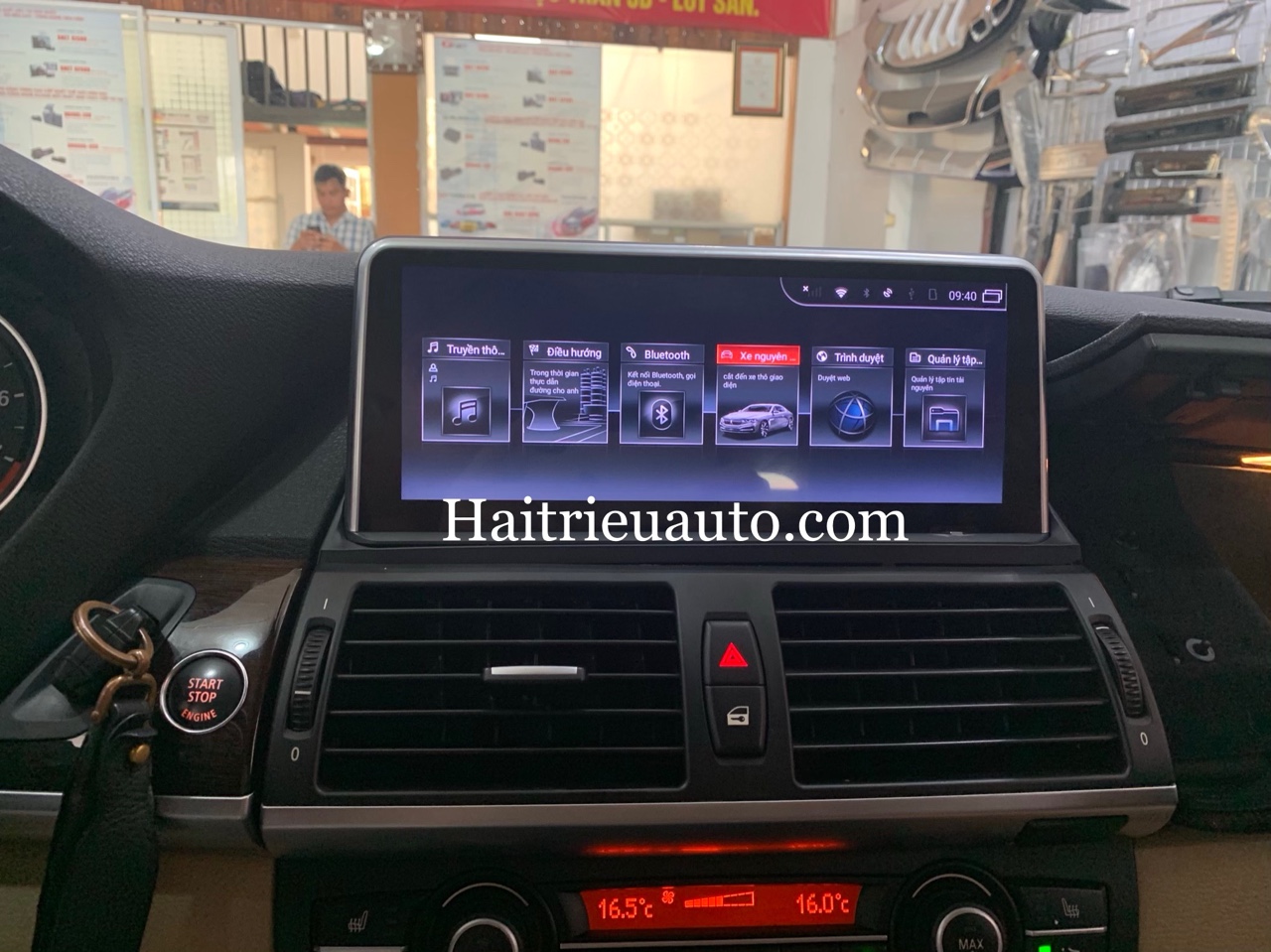 Màn hình android theo xe BMW E70 4 Image