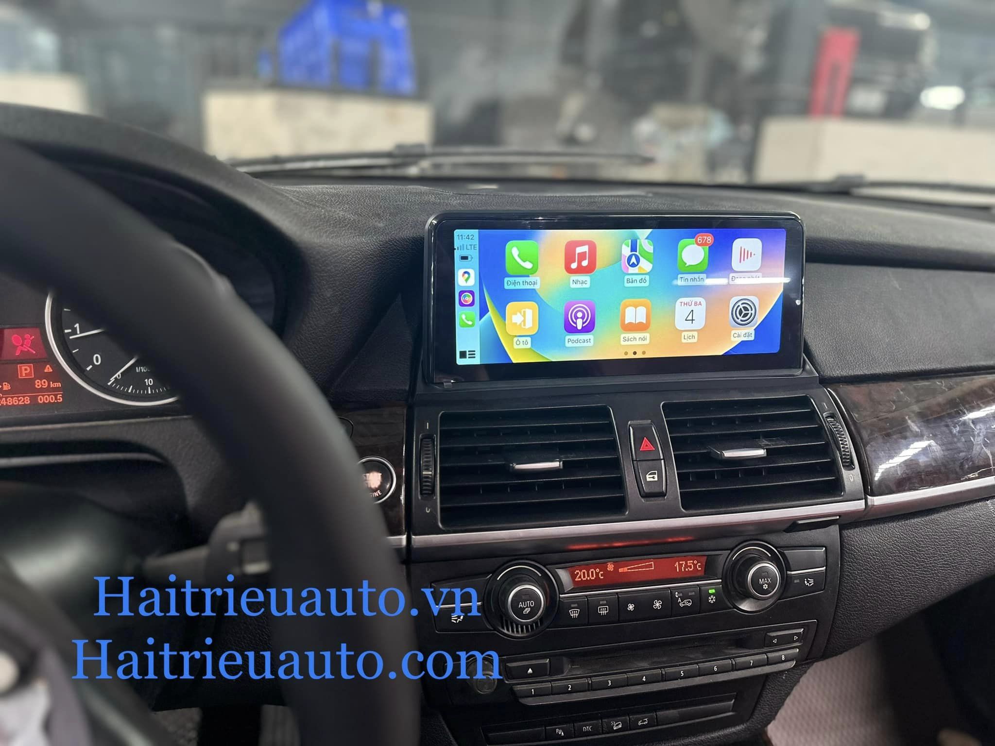 Màn hình android Omas 360 xe BMW X5 2007-2014 5 Image