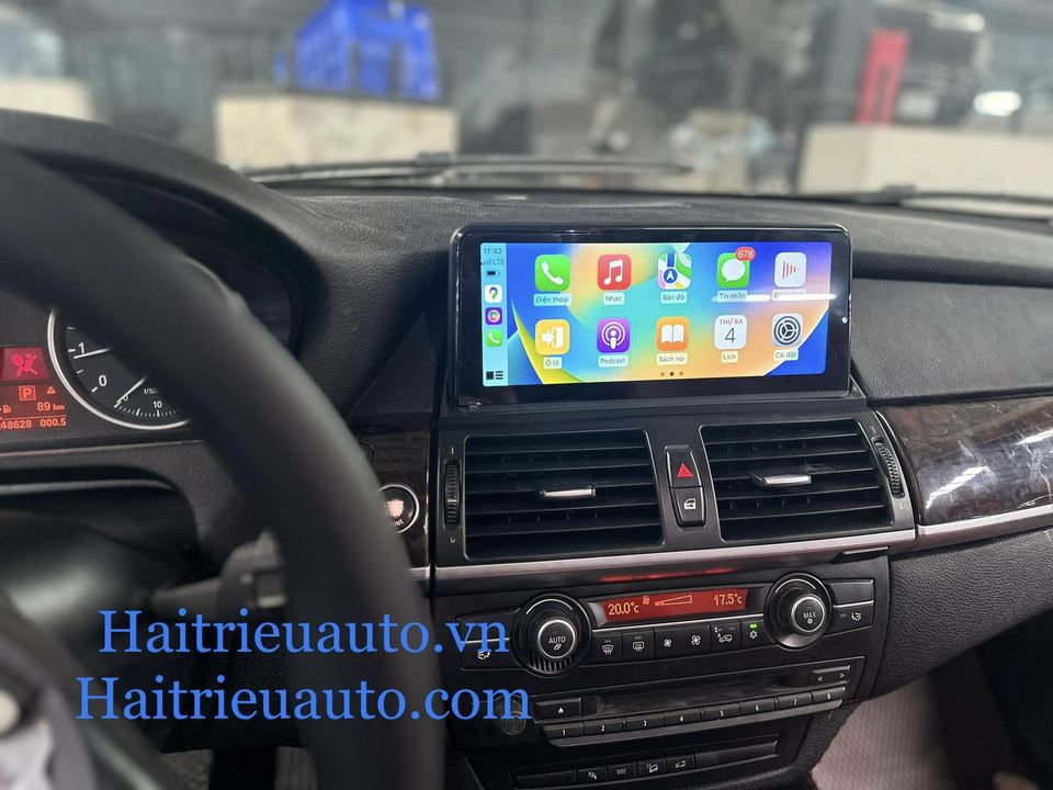 Màn hình android Omas 360 xe BMW X6 2007-2014 4 Image