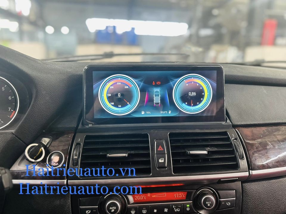 Màn hình android Omas 360 xe BMW X6 2007-2014 5 Image