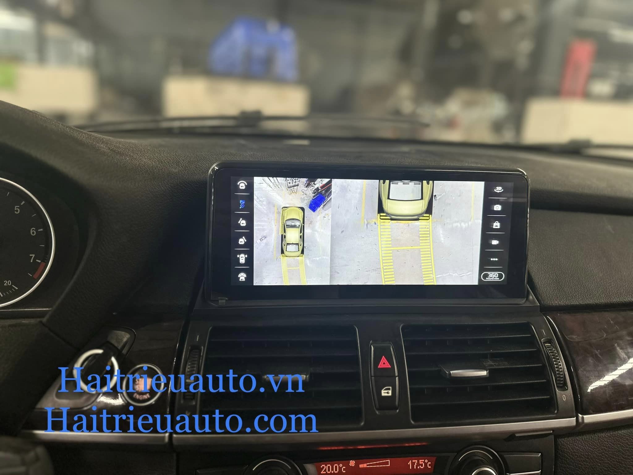 Màn hình android Omas 360 xe BMW X6 2007-2014 8 Image