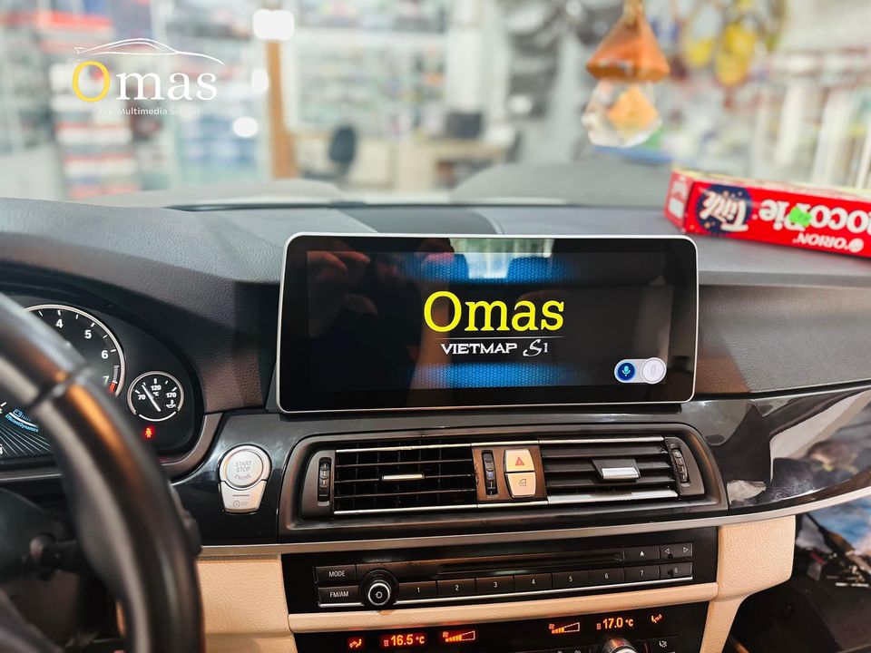 Màn hình android Omas 360 12in xe BMW 520i 2 Image