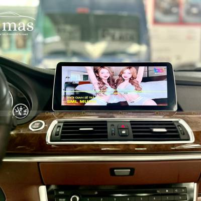 Màn hình android Omas 360 12in xe BMW 528i GT