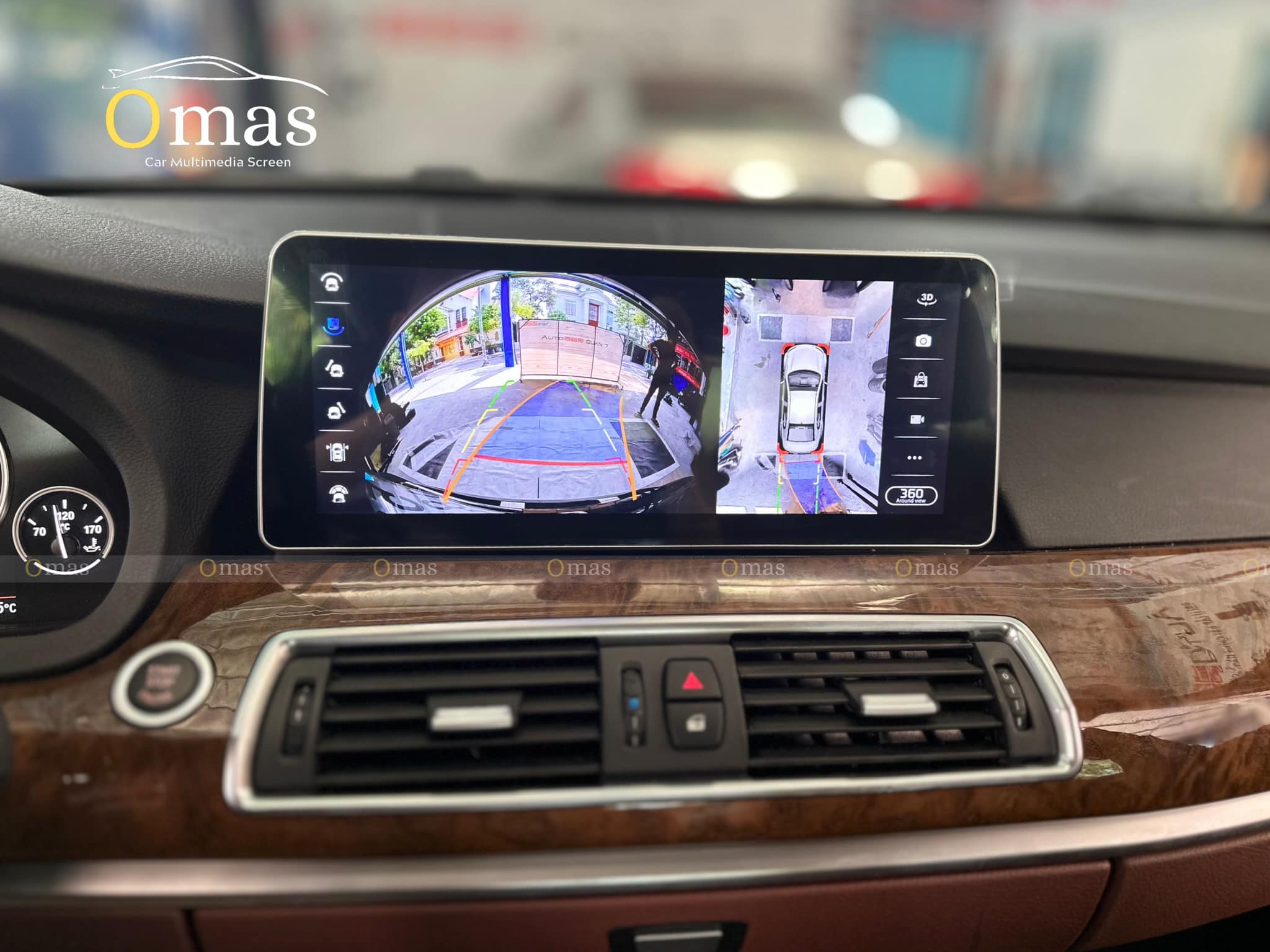 Màn hình android Omas 360 12in xe BMW 528i GT 6 Image