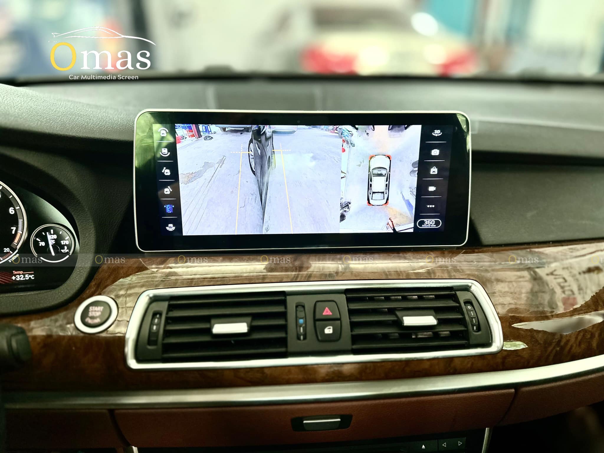 Màn hình android Omas 360 12in xe BMW 528i GT 2 Image
