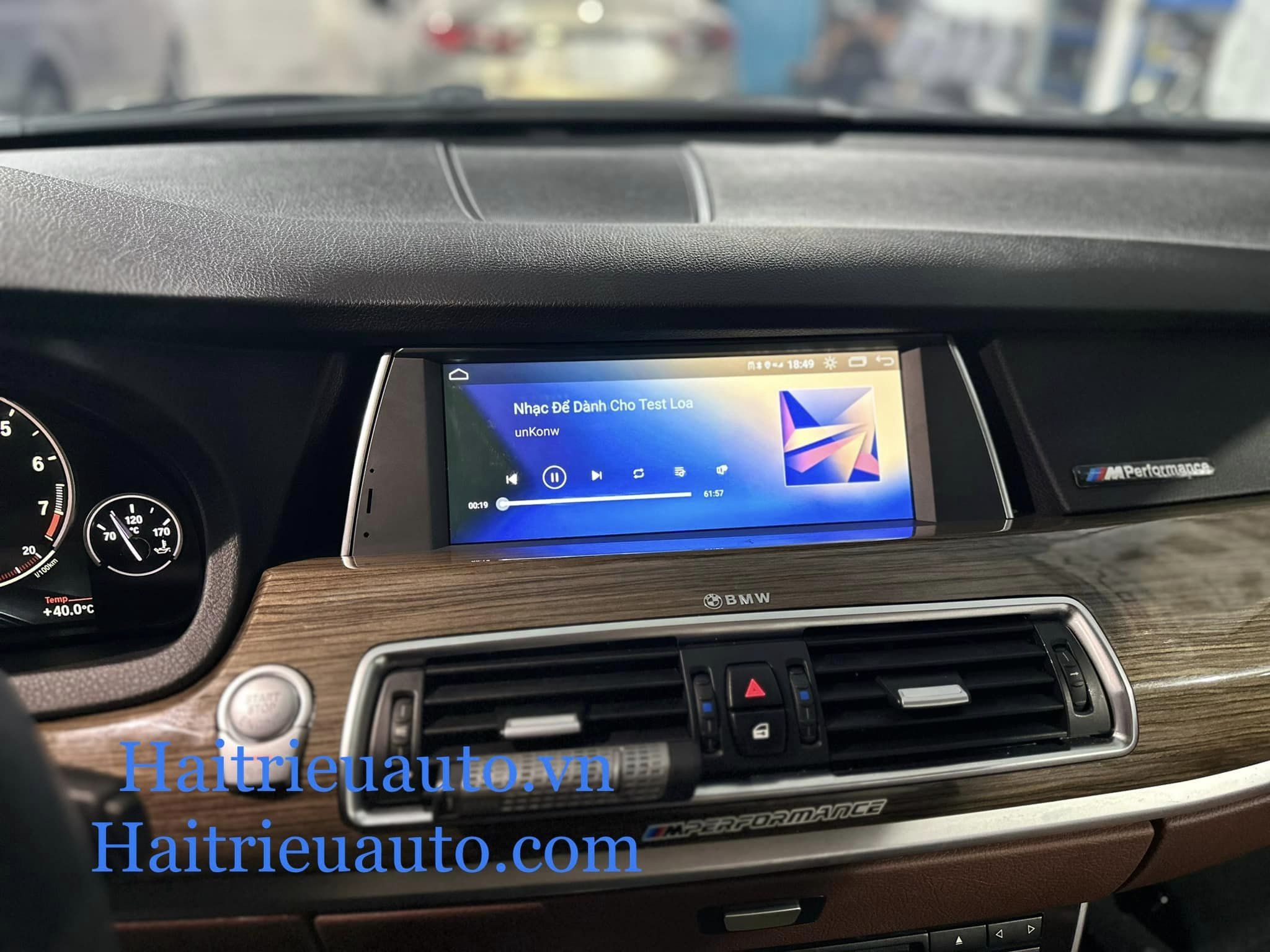 Màn hình android Omas 360 xe BMW 528i GT 2011-2017 6 Image