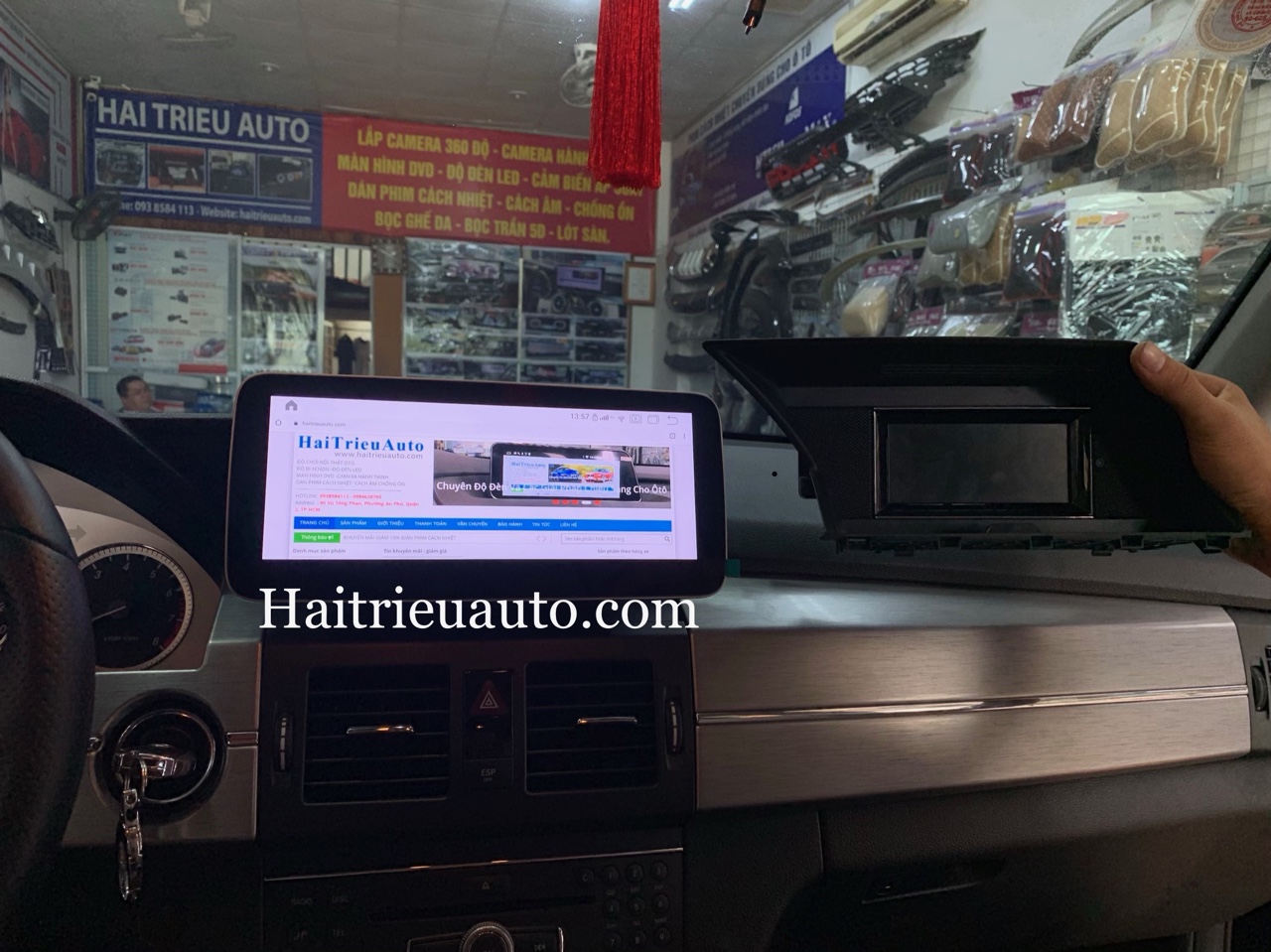 Màn hình android theo xe Mercedes GLK 300 3 Image