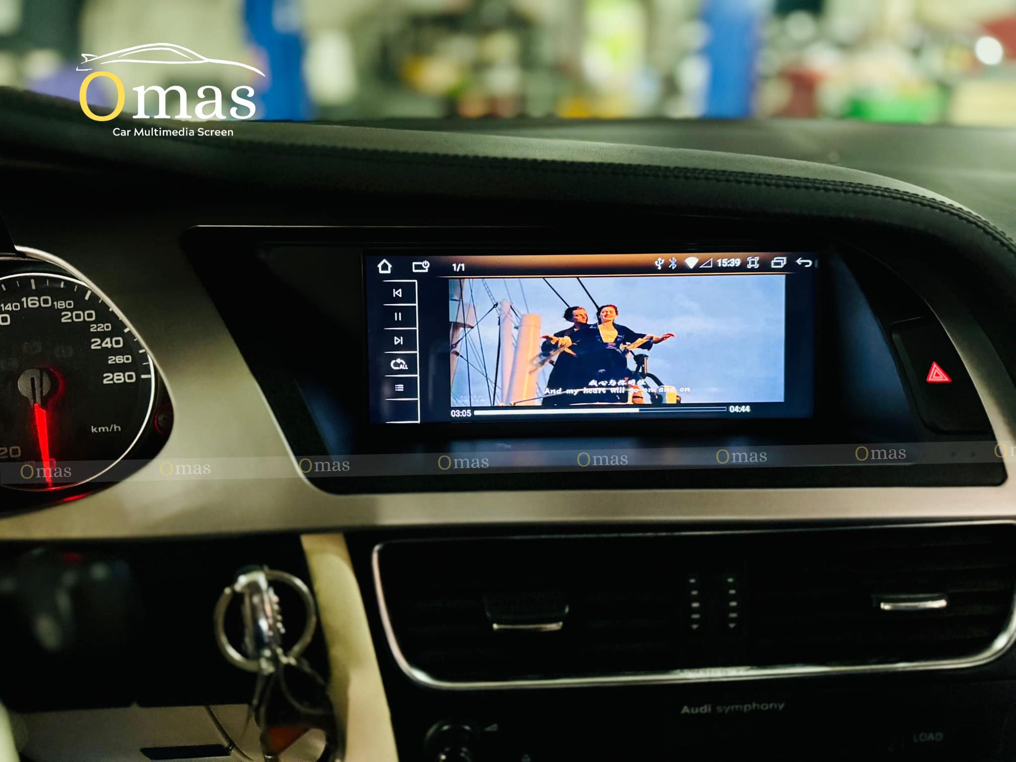 Màn hình android Omas 360 xe Audi A4 3 Image