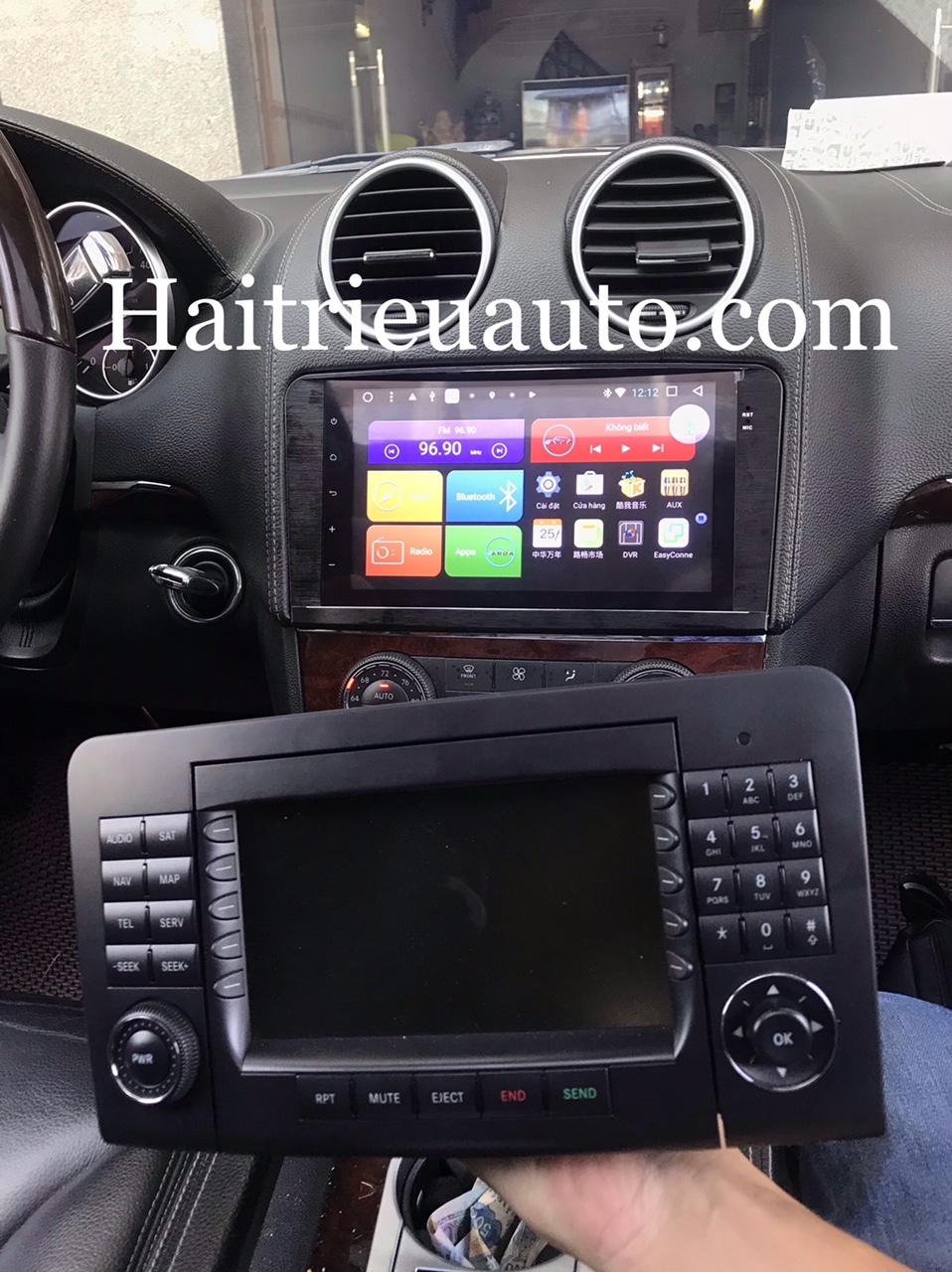Màn hình android theo xe Mercedes GL 450 5 Image