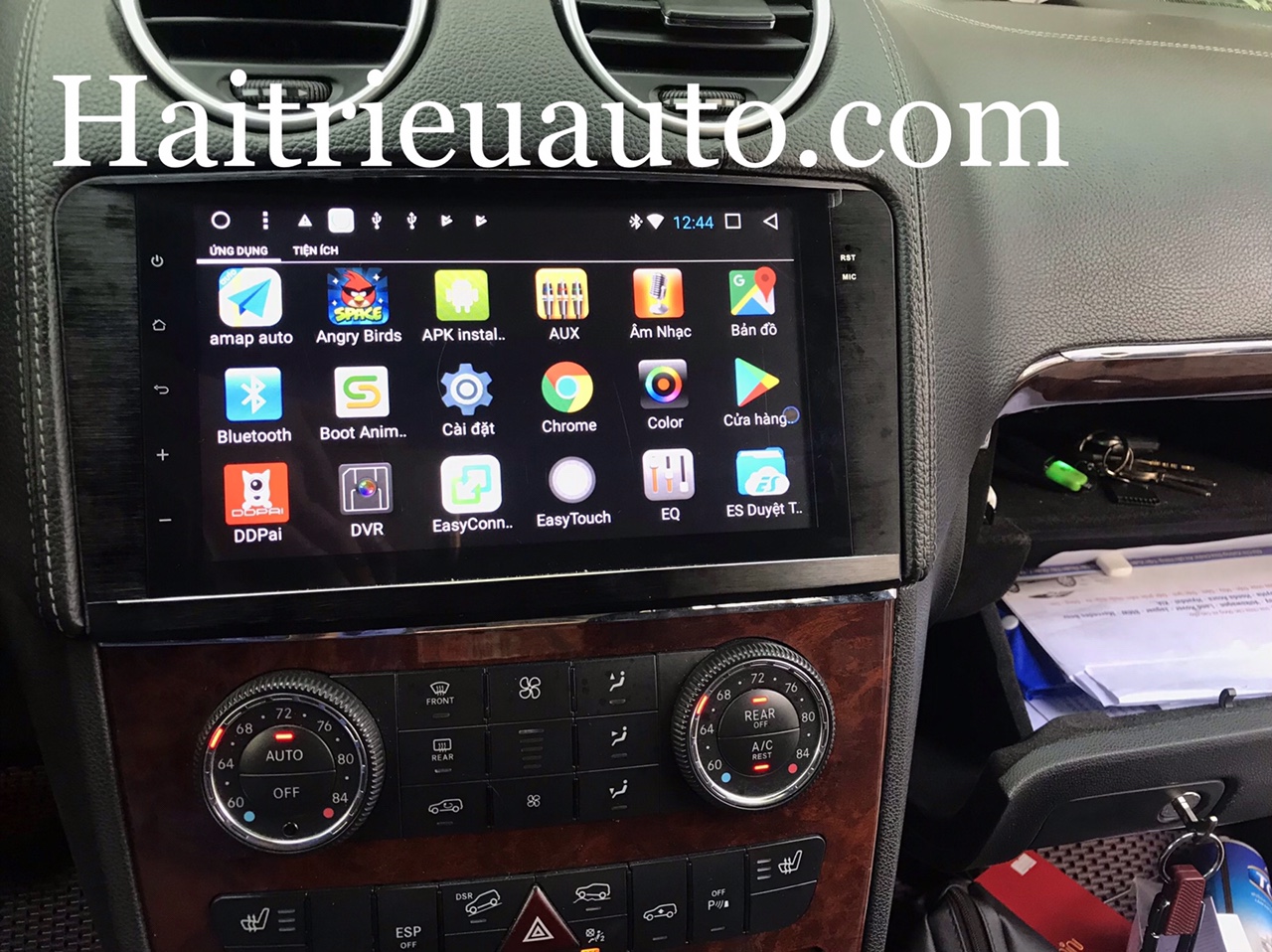 Màn hình android theo xe Mercedes GL 450 3 Image