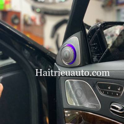 Nâng cấp led 64 mầu cho xe Mercedes GLC