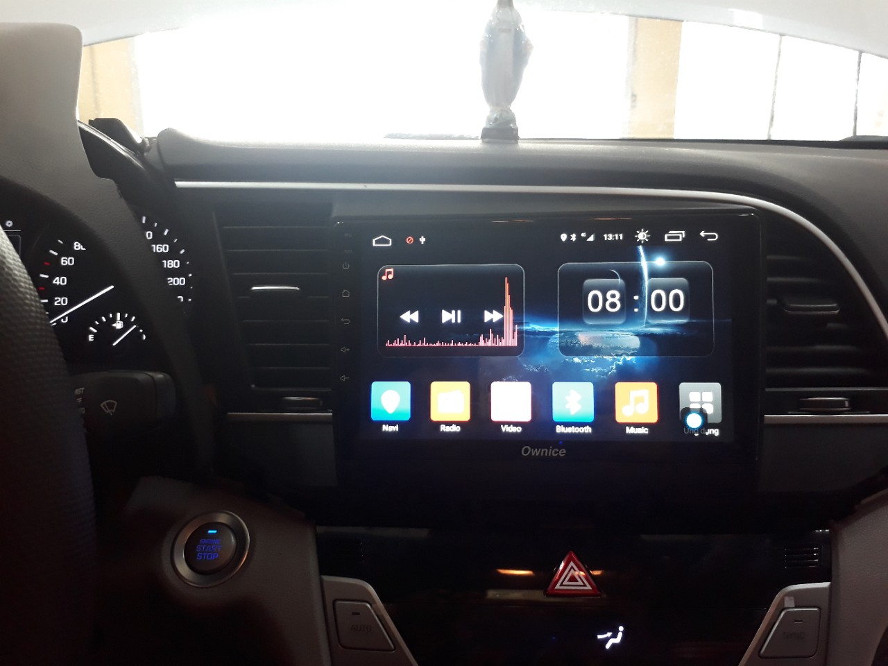 màn hình android ownice theo xe elantra 2018 4 Image