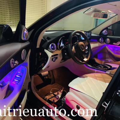 Cửa gió Turbine đèn LED theo xe Mercedes GLC