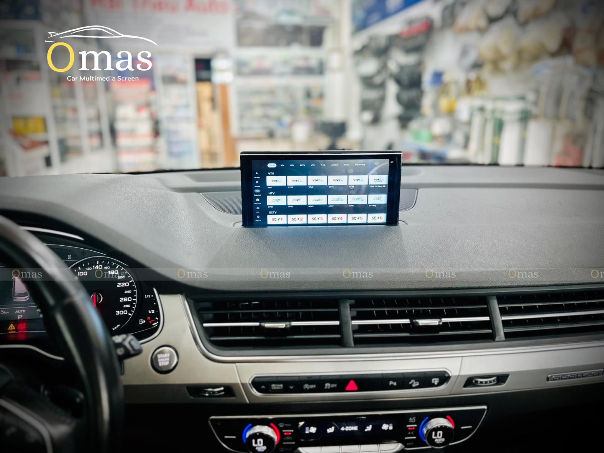 Màn hình android xe Audi Q7 2017-2019 8 Image