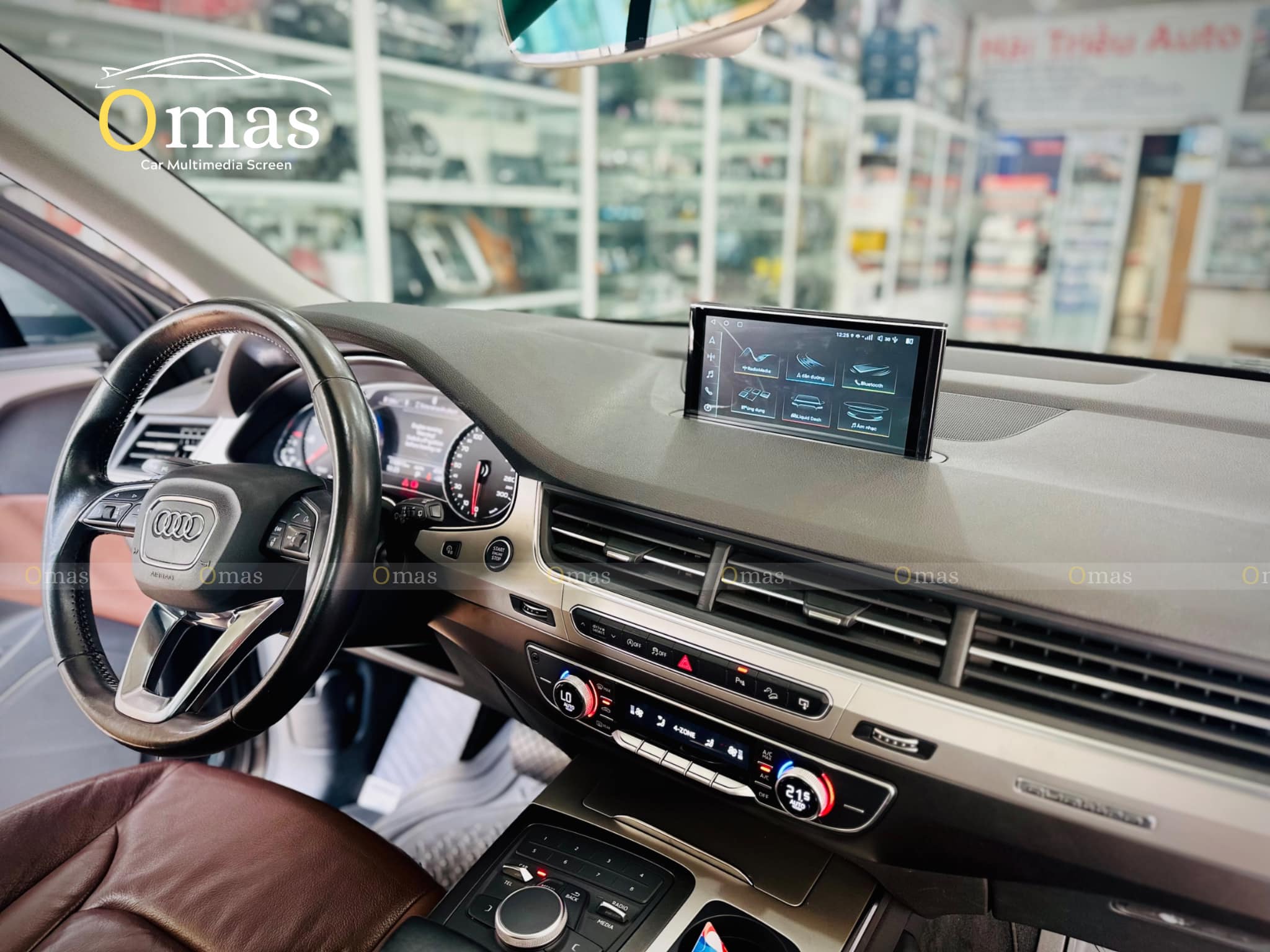 Màn hình android xe Audi Q7 2017 6 Image