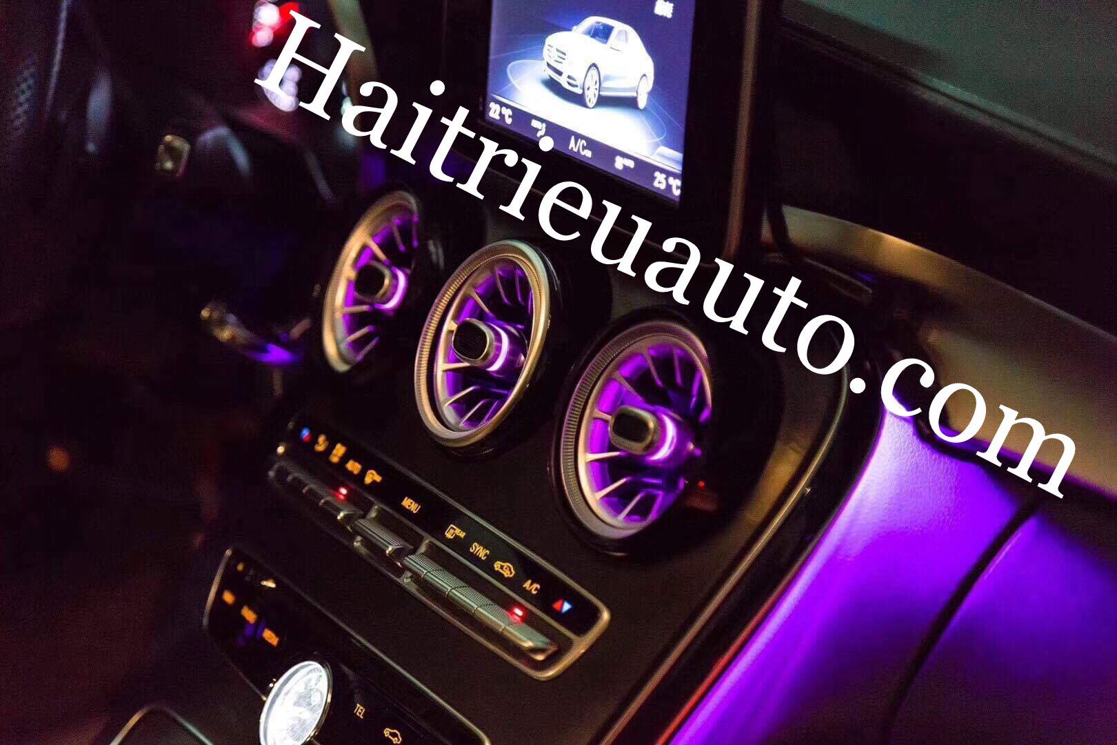 Cửa gió điều hòa đèn led theo xe Mercedes C 5 Image