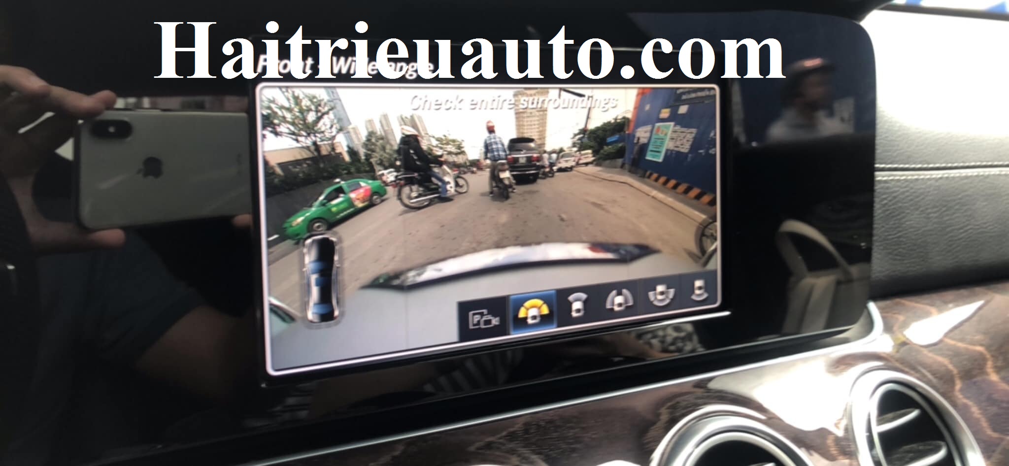 Lắp camera 360 cho Mercedes E250 4 Image