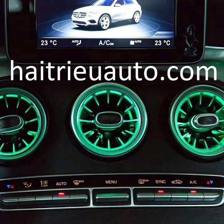 Cửa gió điều hòa đèn led theo xe Mercedes GLC 4 Image