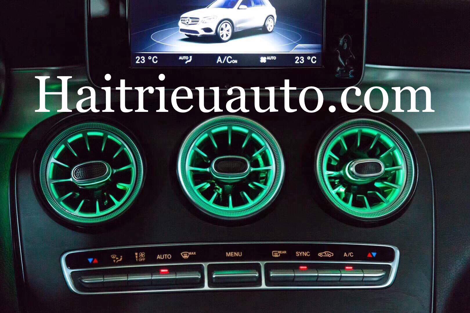 Cửa gió điều hòa đèn led theo xe Mercedes C 7 Image