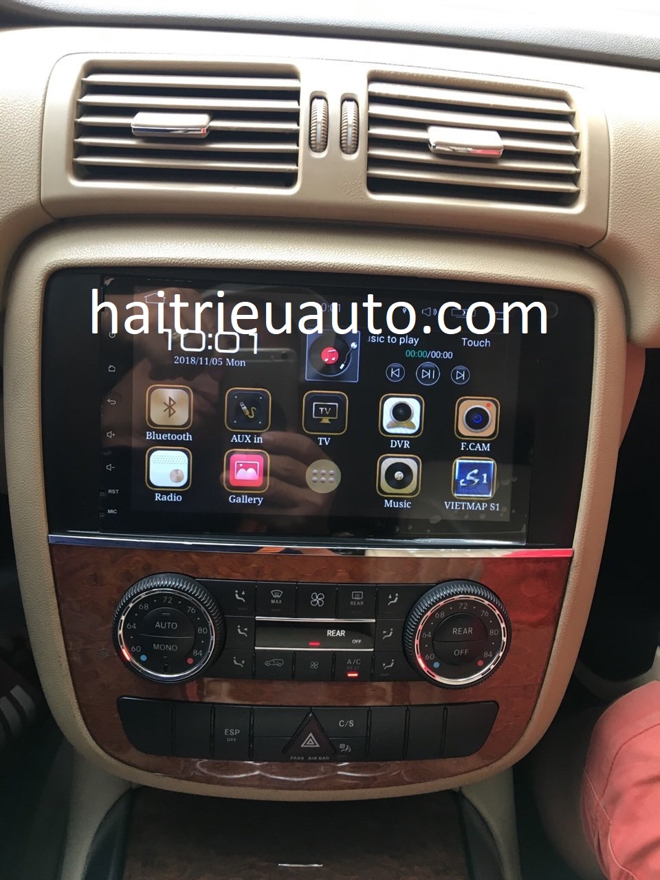 Màn hình android theo xe Mercedes R 350 4 Image