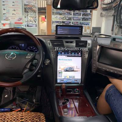 Màn hình tesla android xe Lexus GS350