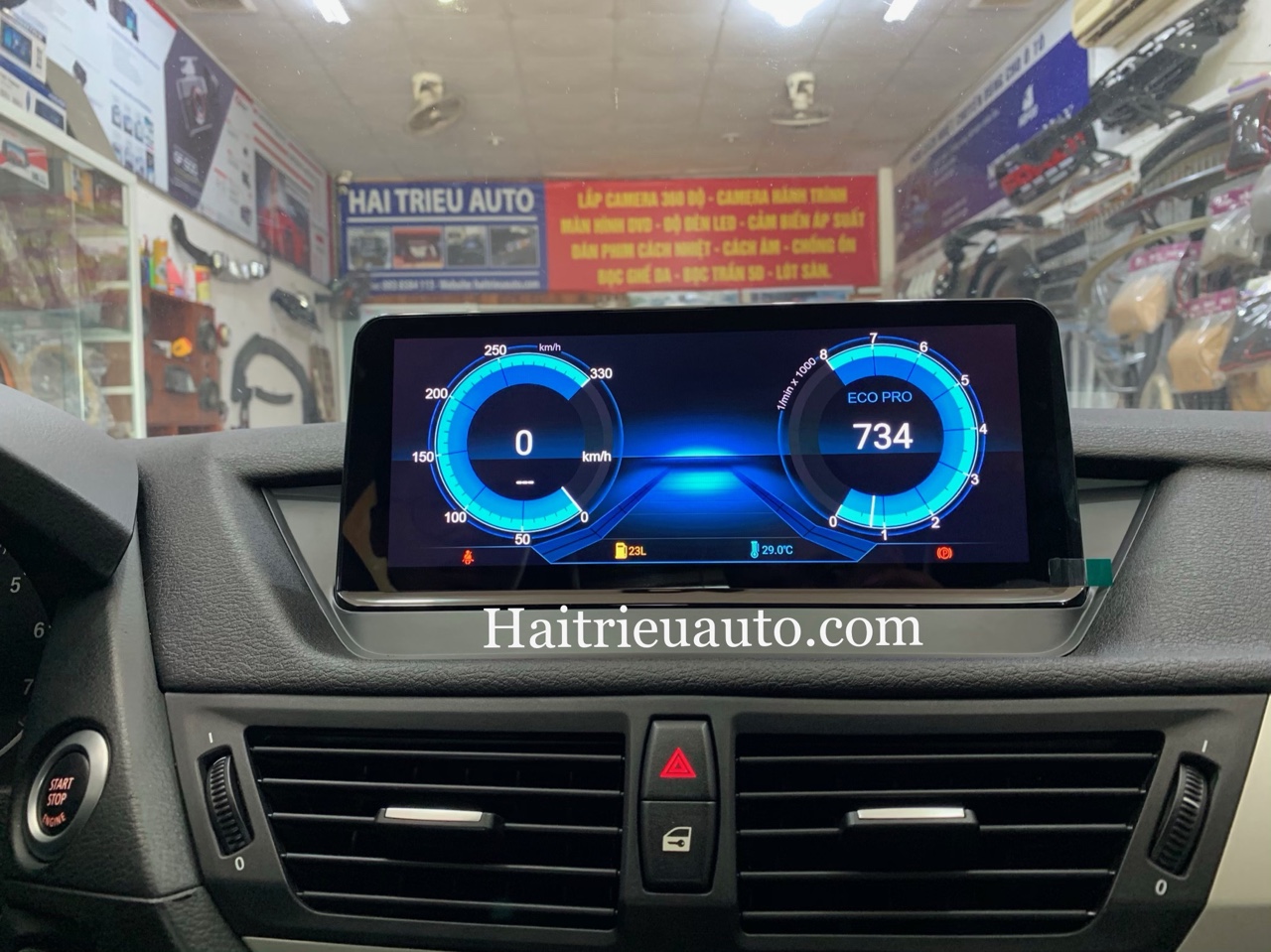 Màn hình android theo xe BMW X1 6 Image