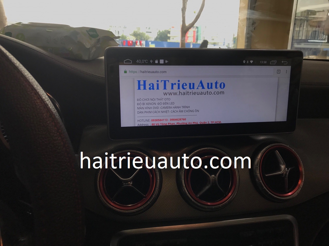 Màn hình android theo xe Mercedes CLA 2016 3 Image