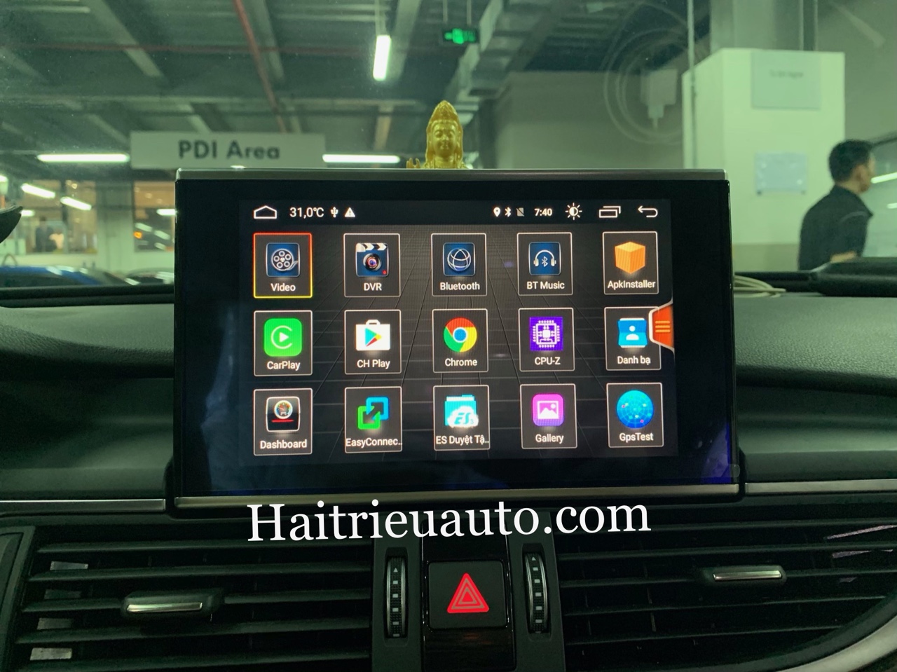 Màn hình android theo xe Audi A6 3 Image