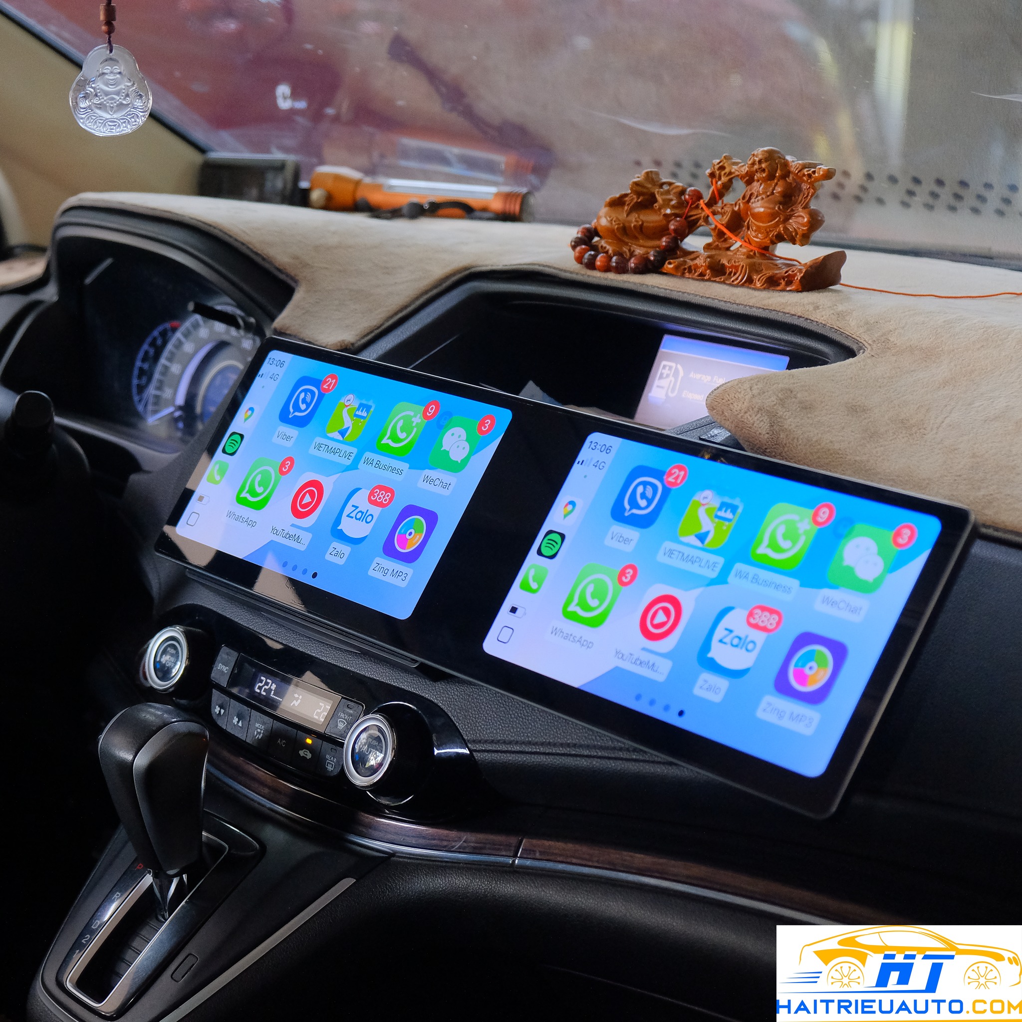 Màn hình android dài Omas A11 xe Honda CR-V 7 Image
