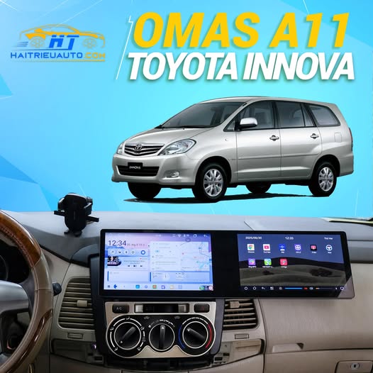 Màn hình android Omas A11 xe Innova 2 Image