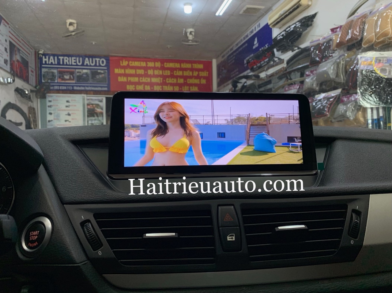 Màn hình android theo xe BMW X1 7 Image