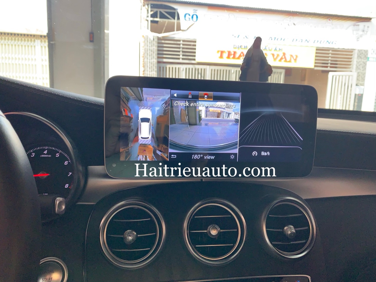 Màn hình android theo xe Mercedes GLC300 5 Image