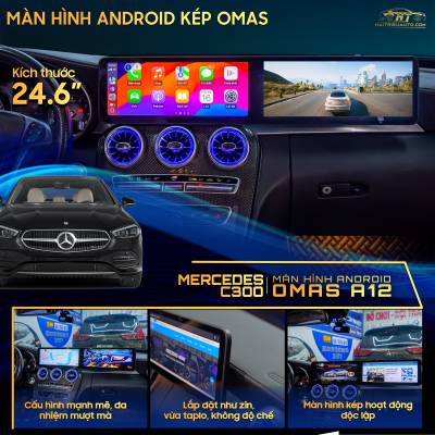 Nâng cấp đồng hồ điện tử xe Mercedes