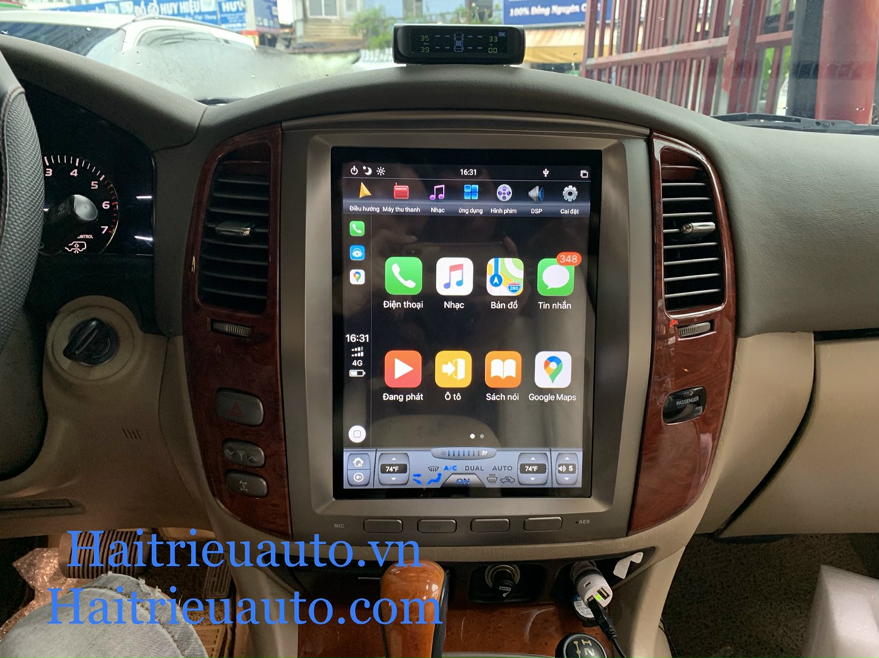 Màn hình android tesla theo xe lexus LX470 7 Image