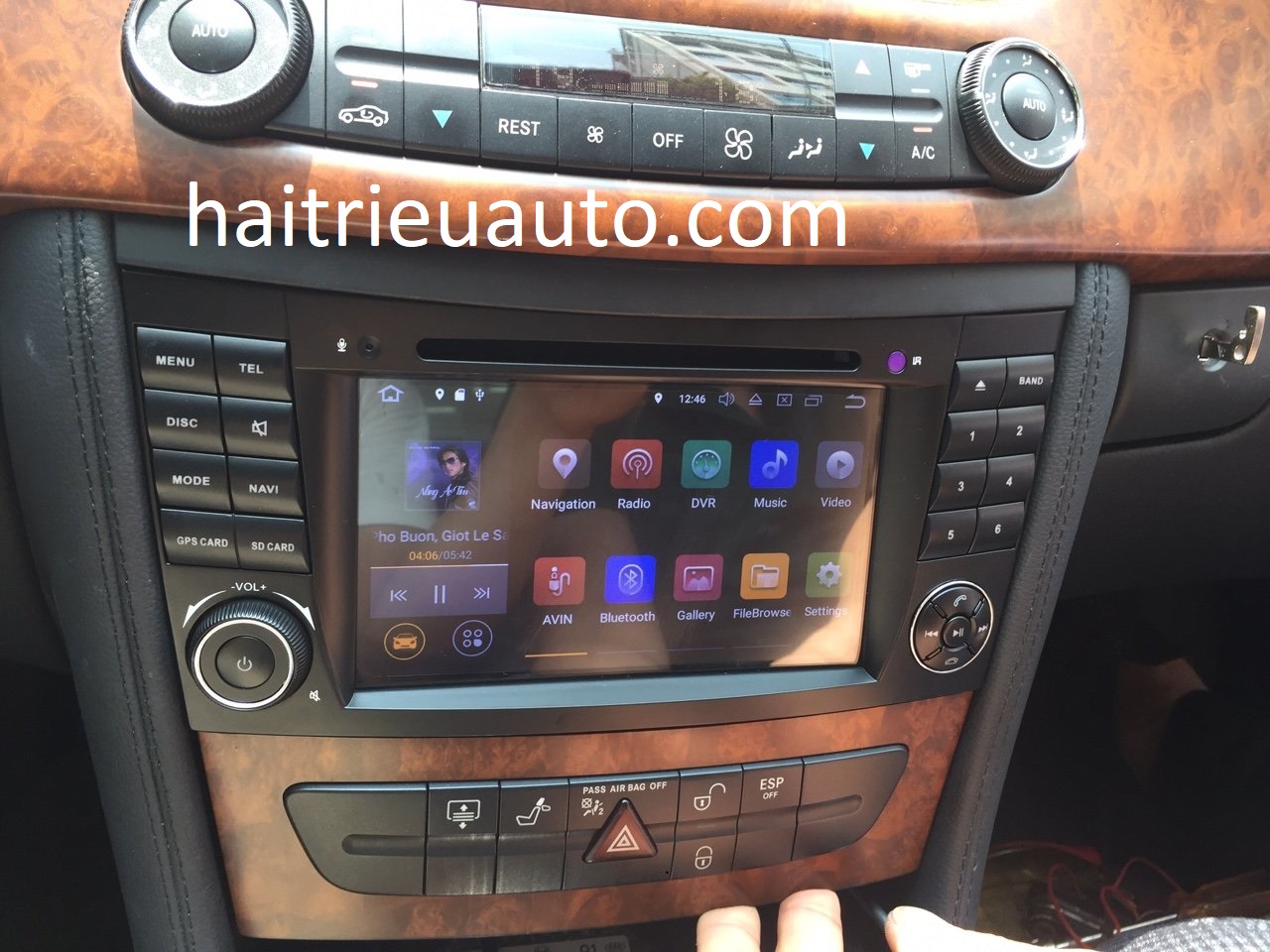 Màn hình android theo xe Mercedes CLS 2 Image