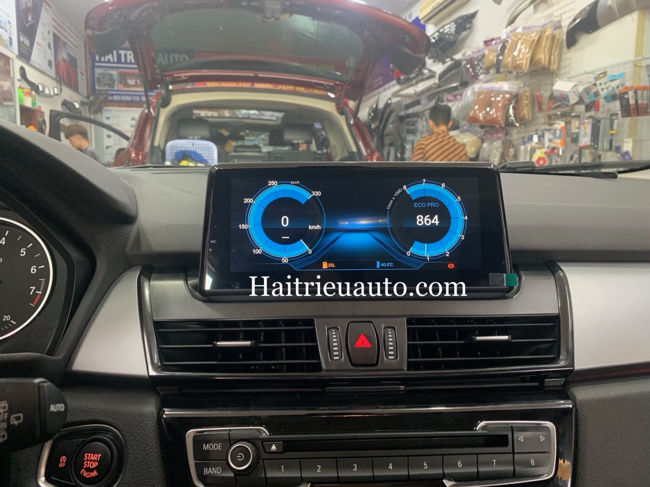 Màn hình android cho xe BMW 218i 4 Image