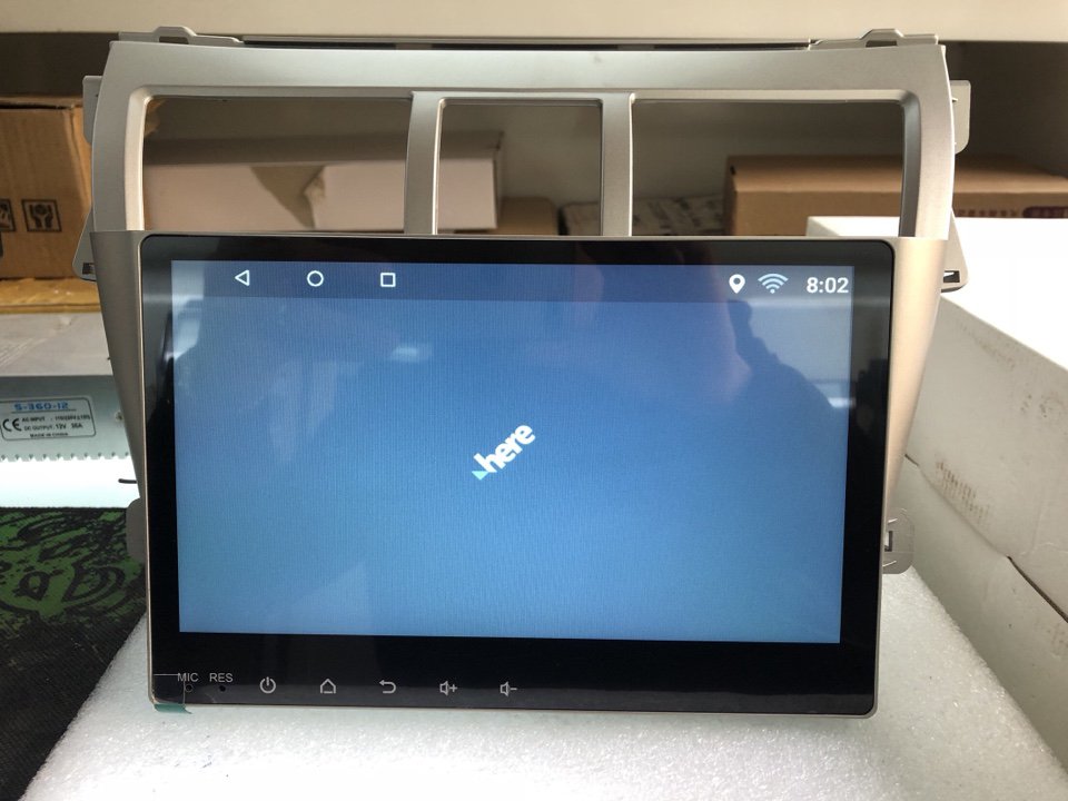 màn hình android theo xe vios 2010 2 Image