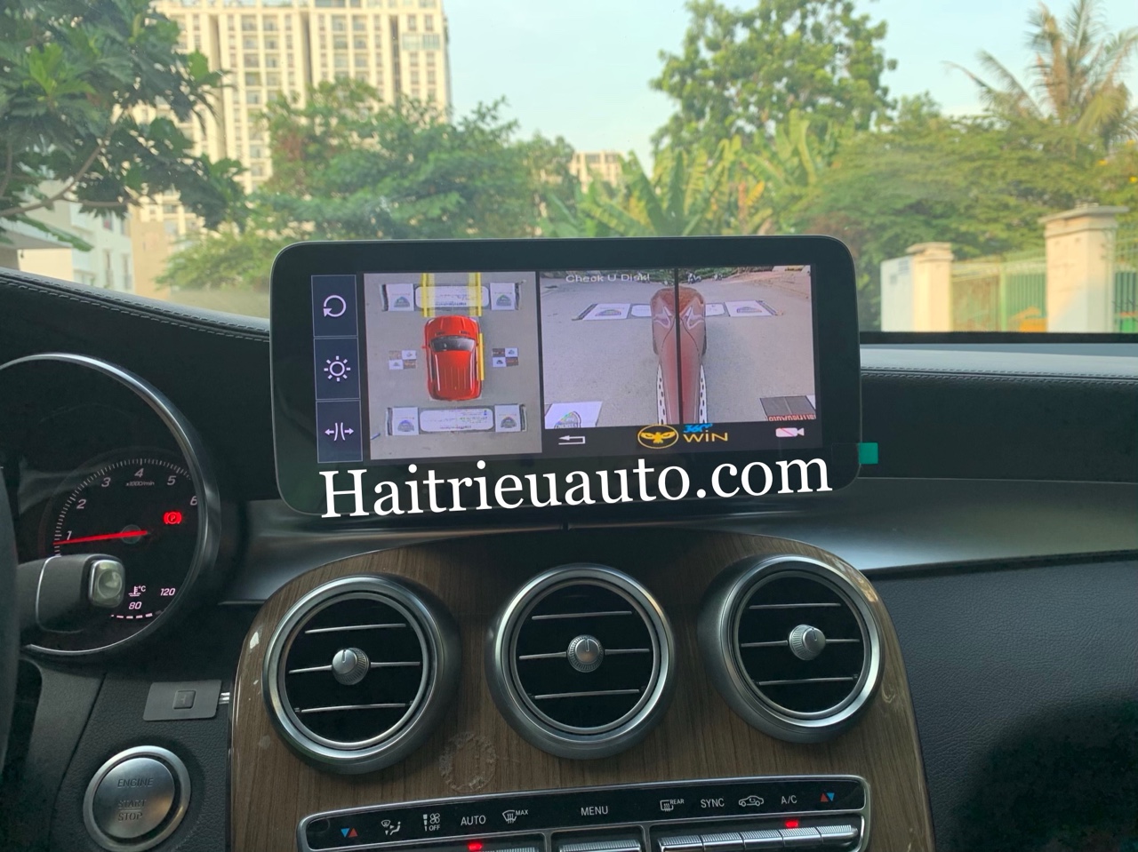 Màn hình android theo xe Mercedes GLC250 3 Image