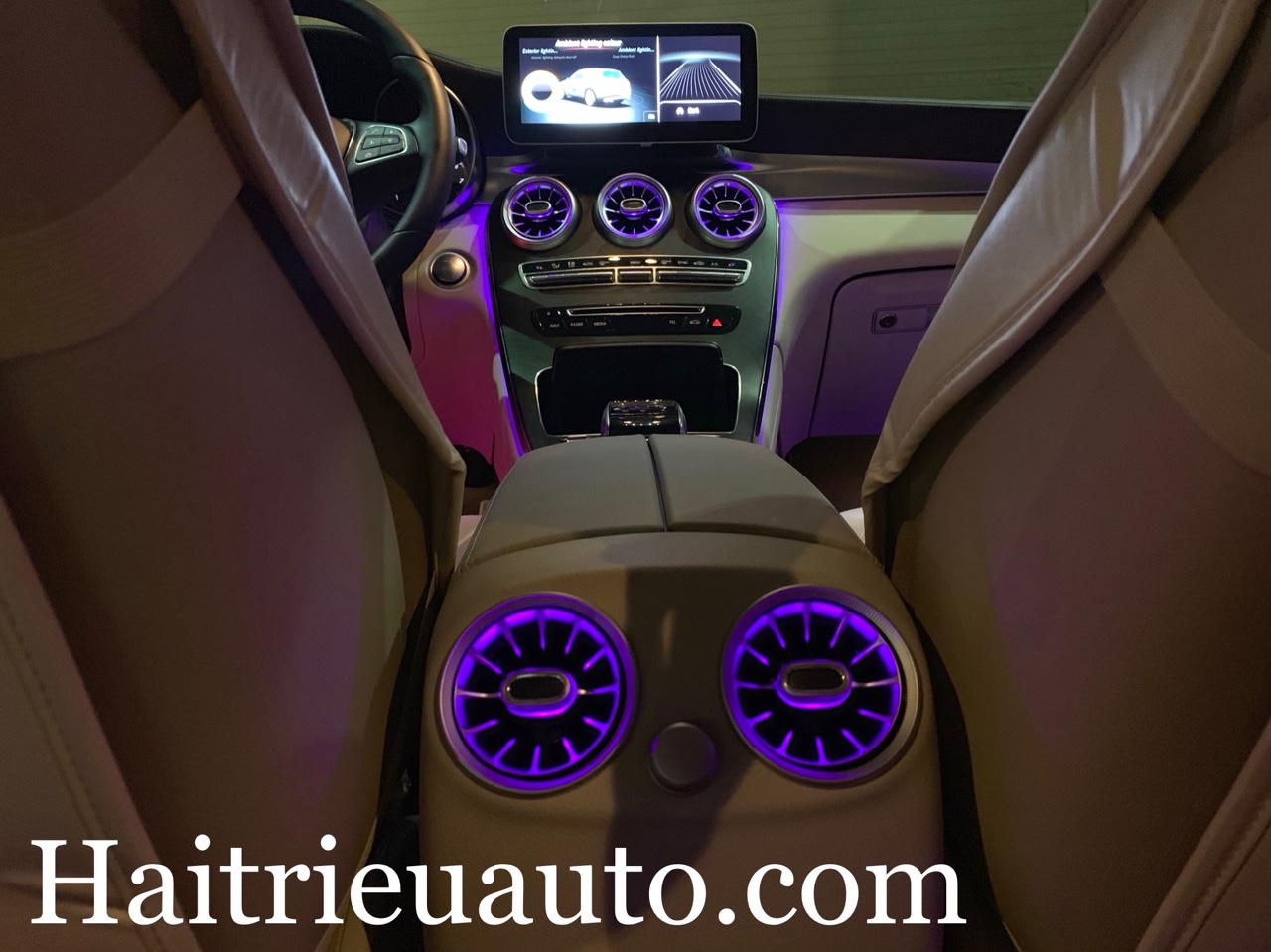 Cửa gió Turbine đèn LED theo xe Mercedes GLC 3 Image